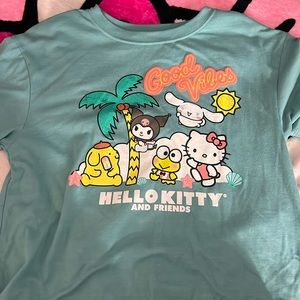 hello kitty and friends crop top